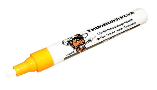 YelloQuickStick Testing av underlag før montering 