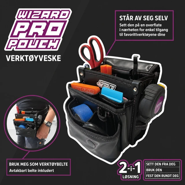 Wizard Pro Pouch (verktøybelte) Verktøybelte 