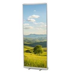 Rollup enkel 85cm Sølv 85cm
