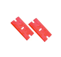 WK Double Edge Plastic Razor Blades Plastblader for fjerning av folie