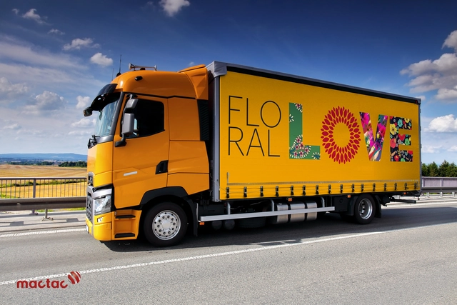 MACal Truck Tarp 29-00 White Format hel rull 1,23 x 50m 