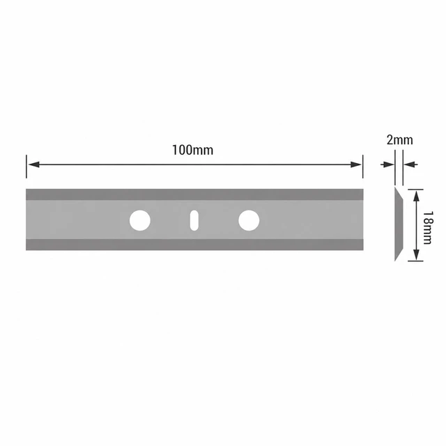 Ekstra blader for Wide Gripper 300-014, Rette blader 10cm, 25 stk 