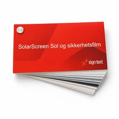 SolarScreen Sol og sikkerhetsfilm Fargevifte/prøvebok