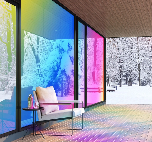 Aurora Winter Dichroic Format hel rull 1,35 x 30,5m 