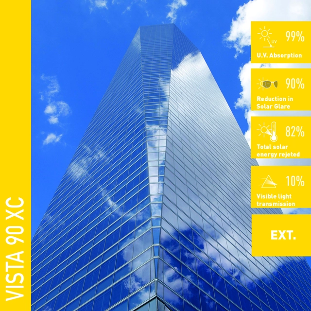 Solar Screen VISTA 90 XC Format hel rull 1,52 x 30,5m 
